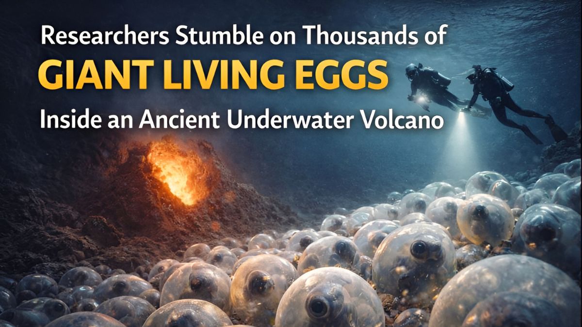 Researchers stumble on thousands of giant living eggs...